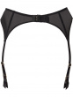 Encore Suspender-Black/Nude. Suspender with a contemporary lace , Gossard luxury lingerie, back suspender cut out
