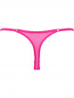 Envy Thong- Pink Glo. Thong with scalloped strap detail and delicate stretch lace, Gossard lingerie, back thong cut out
