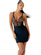 Refined and seductive, VIP Devotion plunging slip oozes Neo-Vintage glamour. Luxurious Gossard lingerie, slip front model