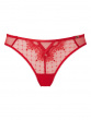 VIP Audacious Brazilian in Red is sultry and seductive. Bagged out mesh for no VPL. Gossard lingerie, front brief cut out