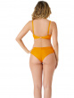 Glossies Cheeky Short- Mango Sorbet. Sheer cheeky short, almost see-through lingerie. Gossard lingerie, DD+ short back model

