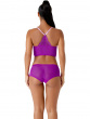 Superboost Lace Short -Orchid. Fine mesh back & sides for added comfort. Gossard lace lingerie,  short back model
