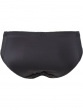Retrolution Brief- Black. Thong with mesh sides and satin rear, Gossard luxury lingerie, back brief cut out
