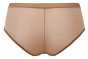 Glossies Short-Bronze. Sheer short, almost see-through lingerie. Gossard luxury lingerie, back short cut out
