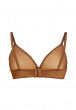 Glossies Sheer Moulded Bra - Bronze