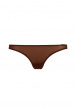 Glossies Thong - Rich Brown