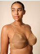 Glossies Sheer Moulded Bra - Bronze