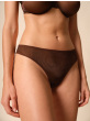 Glossies Thong - Rich Brown