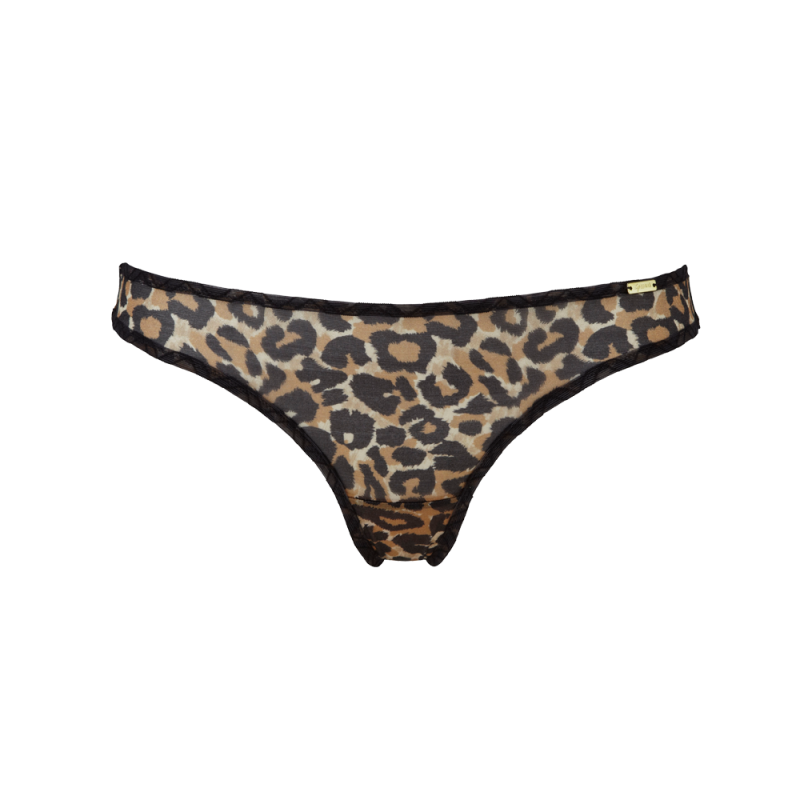 Glossies Leopard Thong Animal Print | Lingerie | Gossard