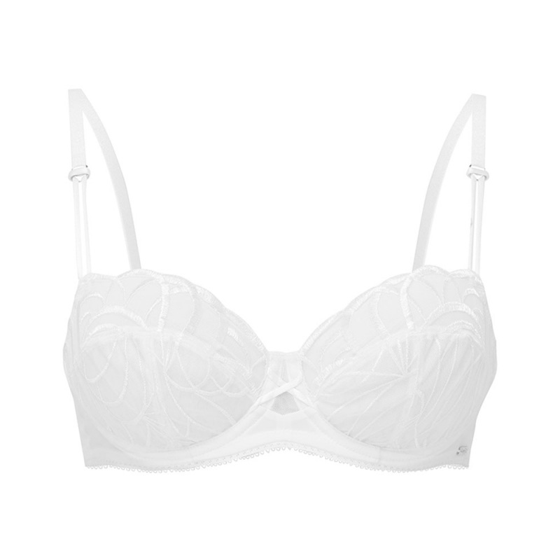 Non Padded Balcony Bra Fiesta White Lingerie Gossard