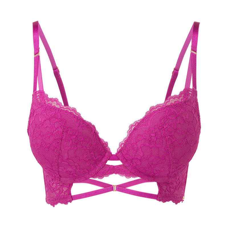 Longline Plunge Bra Fuchsia Suspense Lingerie Gossard