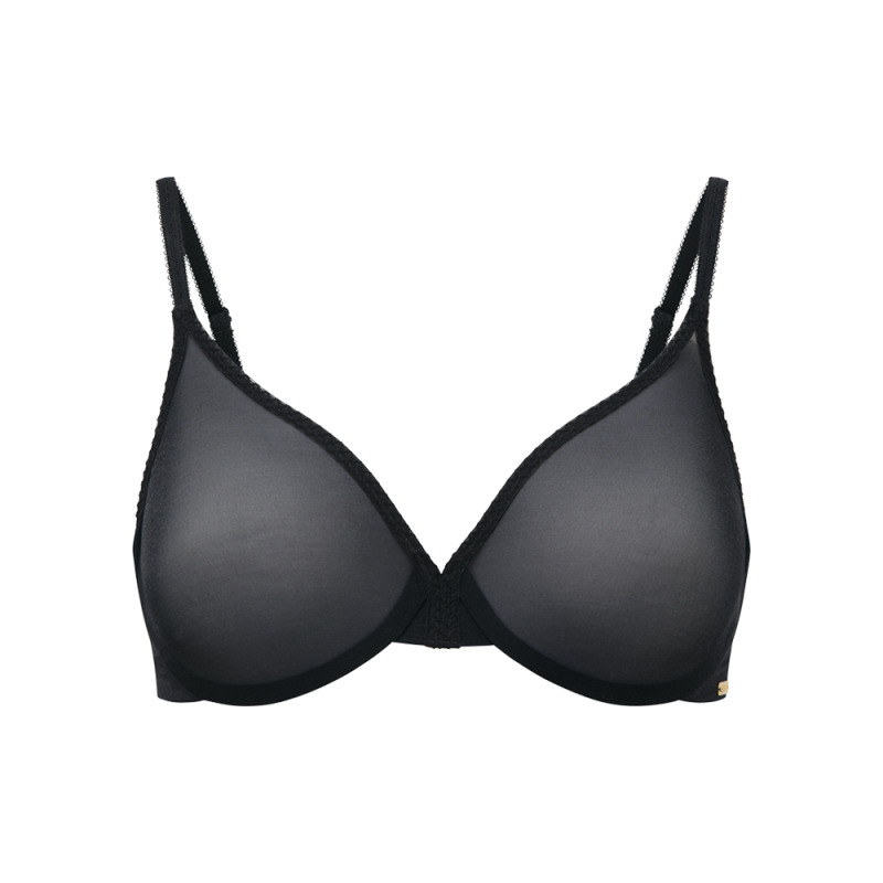 Non Padded Glossies | Moulded Bra - Black| Gossard