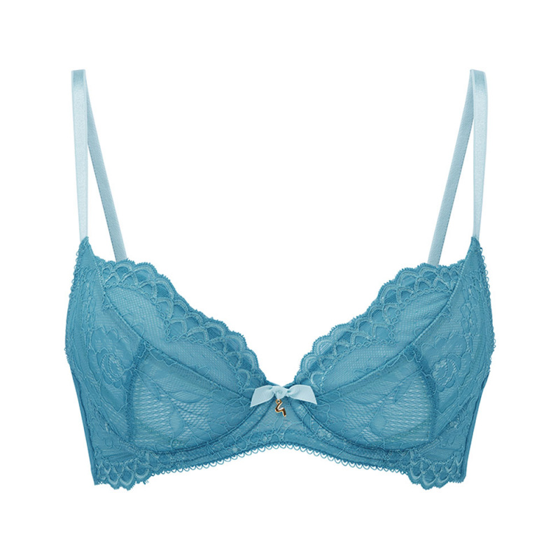 Superboost Lace Non Padded Plunge Bra - Ocean Blue - Gossard®