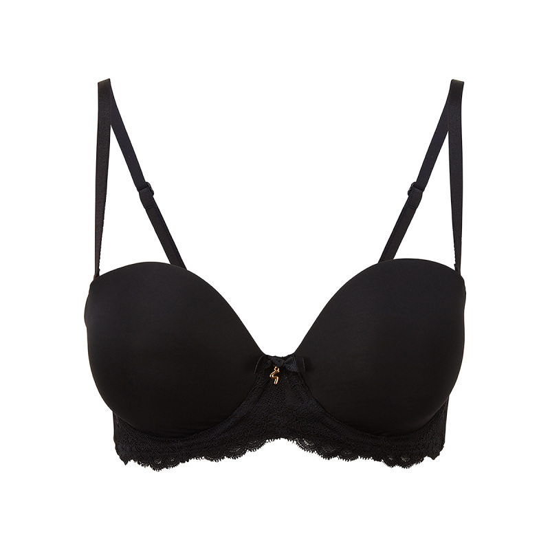 Superboost Lace Multiway Strapless Bra Black Gossard
