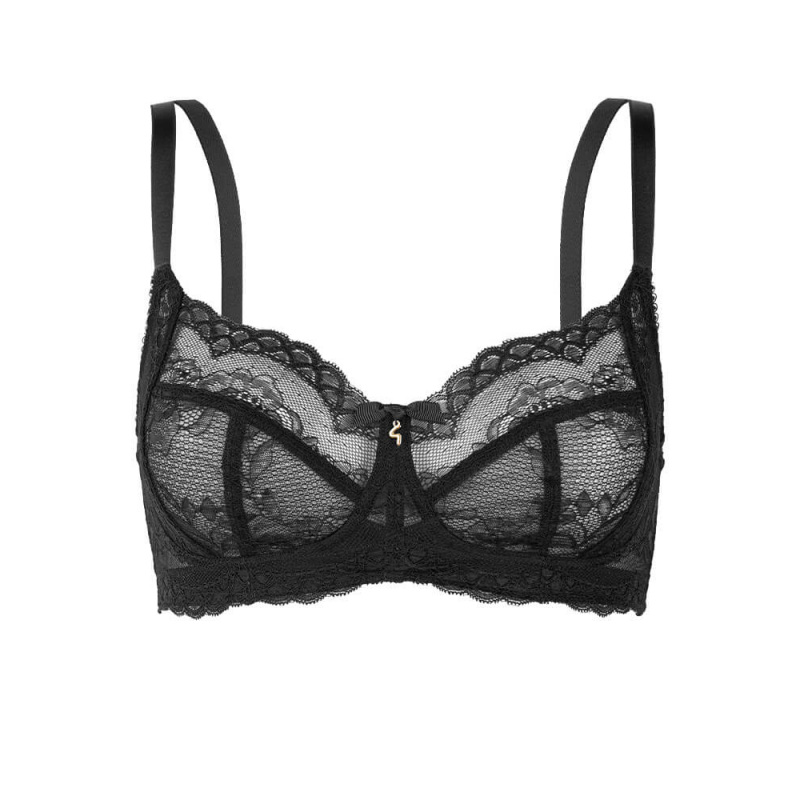 Gorteks Sento lace nursing bra black Autumn-winter 2022 collection