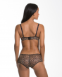 Glossies Leopard Short-Animal Print . Sheer short, almost see-through lingerie. Gossard lingerie, DD+ short back model
