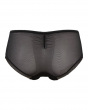 Swirl Short - Black. Eye-catching lace design with ultra-feminine scalloped edge. Gossard lace lingerie, back brief cut out
