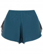 VIP Confession French Knickers - Black/Teal