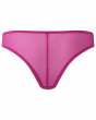 Suspense Cheeky Short- Fuchsia. Short with a see through back mesh , Gossard luxury lingerie, back thong cut out
