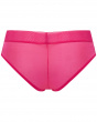 Glossies Cheeky Short- Magenta. Sheer cheeky short, almost see-through lingerie. Gossard lingerie, back short cut out
