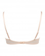 Superboost Lace T-Shirt Bra- Nude. Excitement of the push up shape and the fine lace. Gossard lingerie back product cut out
