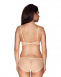 Superboost Lace T-Shirt Bra - Nude. Excitement of the push up shape and the fine lace. Gossard lingerie back model image
