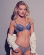 Superboost Lace T-Shirt Bra - Platinum. Excitement of the push up shape and the fine lace. Gossard lingerie front hero model
