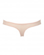 Superboost Lace Thong - Nude. Beautiful lace with super soft meshes. Gossard luxury lingerie, back product cut out
