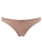 Gossard Smooth Bikini- Skin. Everyday smooth brief with a stretch lace contour, Gossard luxury lingerie, front brief cut out
