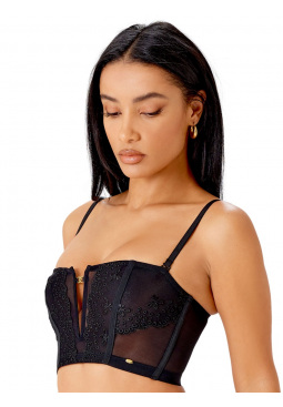 Rebel Corset Top - Black