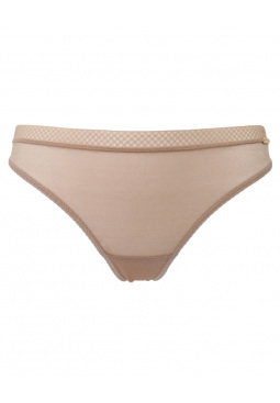 Glossies Thong - Nude