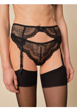 Superboost Lace Suspender - Black