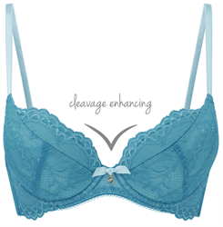 Cleavage enhancing in our Superboost Lace Padded Plunge Bra