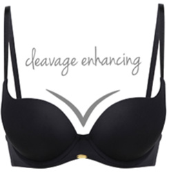 Cleavage enhancing in our Superboost Lace T-shirt Plunge Bra